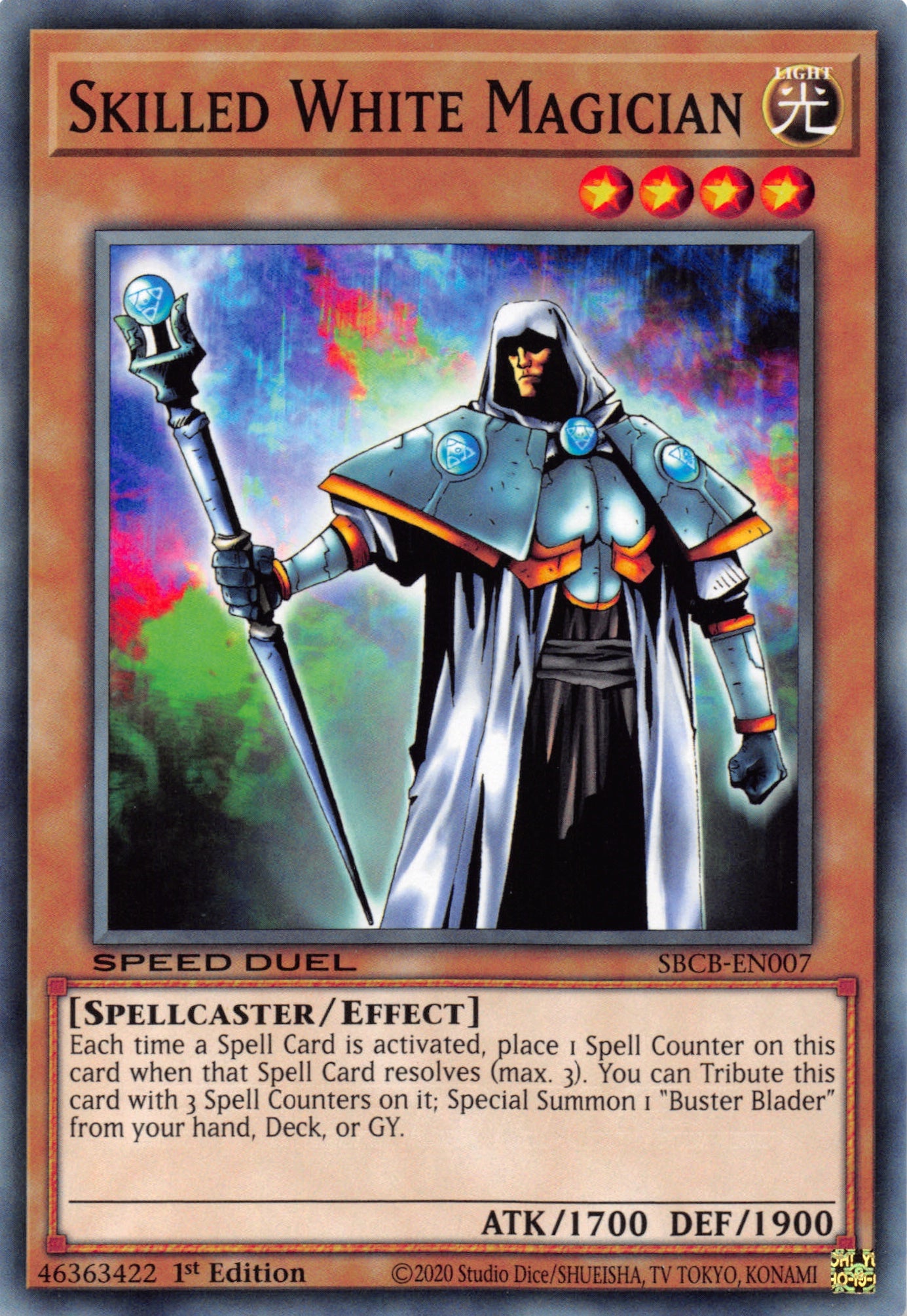 Skilled White Magician [SBCB-EN007] Common - Duel Kingdom