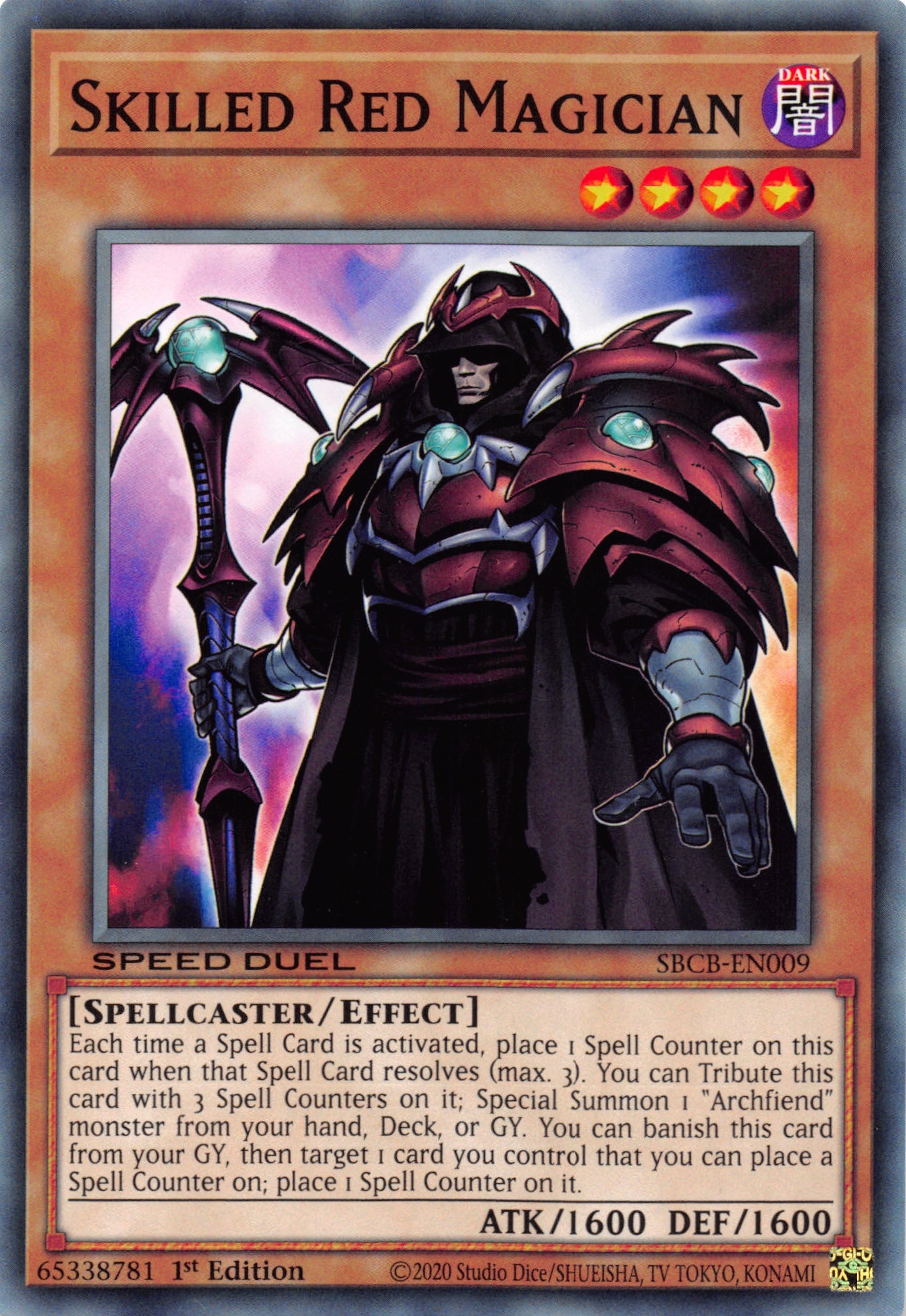 Skilled Red Magician [SBCB-EN009] Common - Duel Kingdom