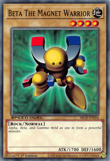Beta The Magnet Warrior [SBCB-EN024] Common - Duel Kingdom
