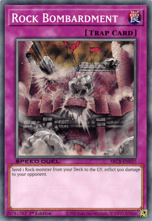 Rock Bombardment [SBCB-EN037] Common - Duel Kingdom