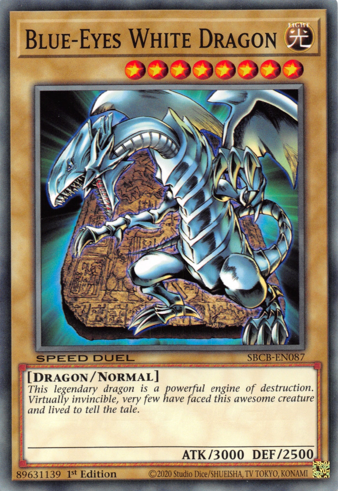 Blue-Eyes White Dragon [SBCB-EN087] Common - Duel Kingdom