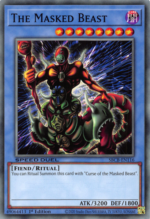 The Masked Beast [SBCB-EN116] Common - Duel Kingdom