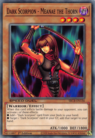 Dark Scorpion - Meanae the Thorn [SBCB-EN156] Common - Duel Kingdom
