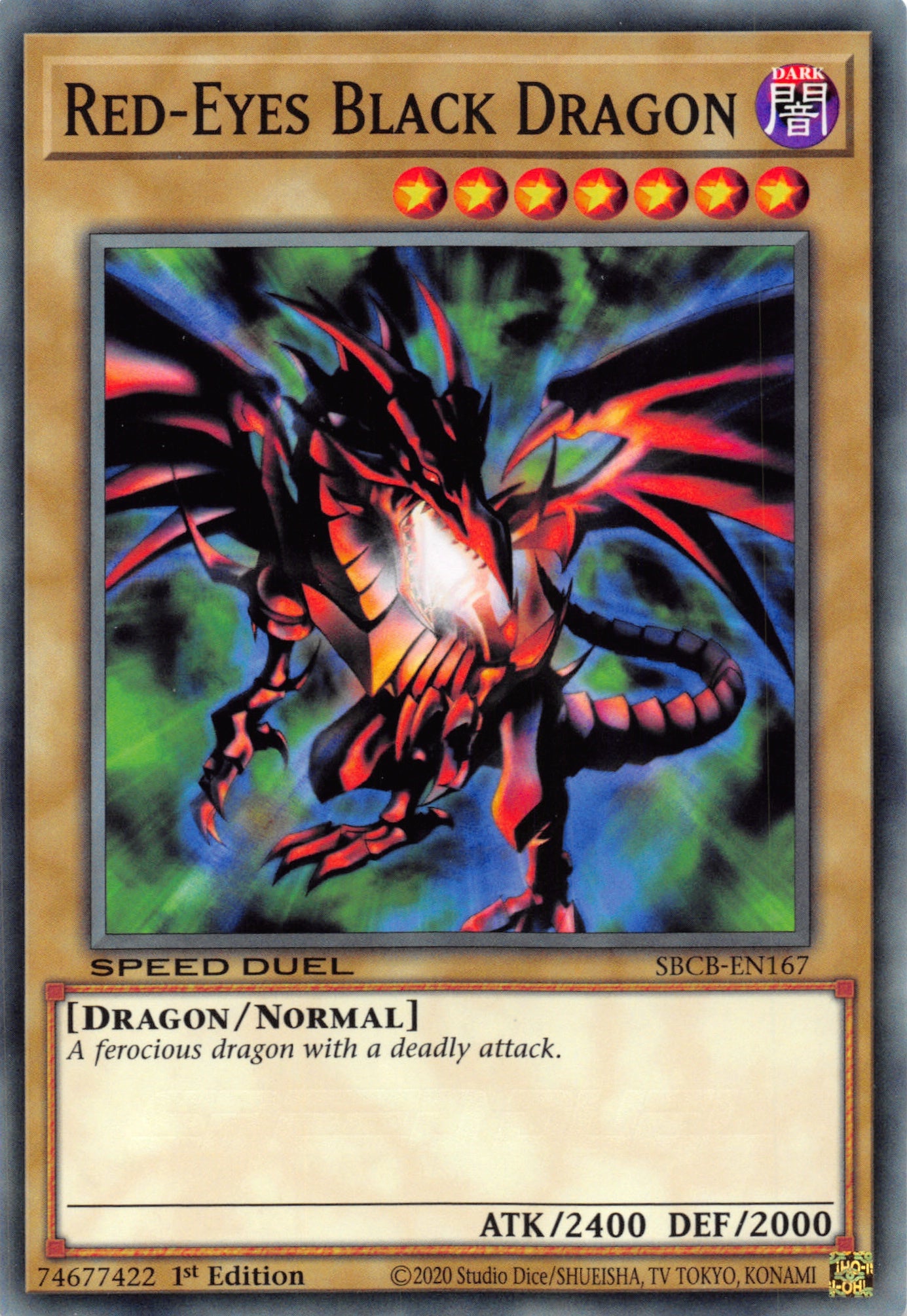Red-Eyes Black Dragon [SBCB-EN167] Common - Duel Kingdom