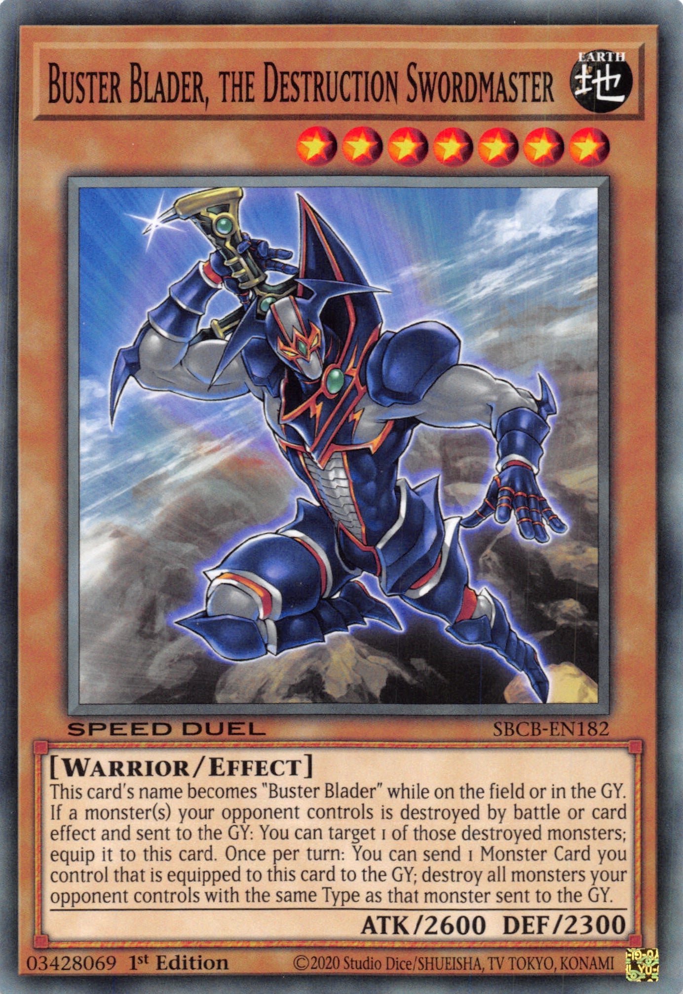 Buster Blader, the Destruction Swordmaster [SBCB-EN182] Common - Duel Kingdom