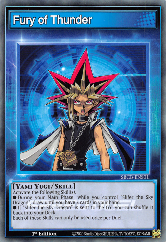 Fury of Thunder [SBCB-ENS01] Common - Duel Kingdom