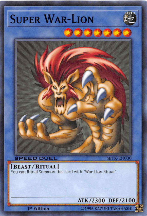 Super War-Lion [SBTK-EN030] Common - Duel Kingdom