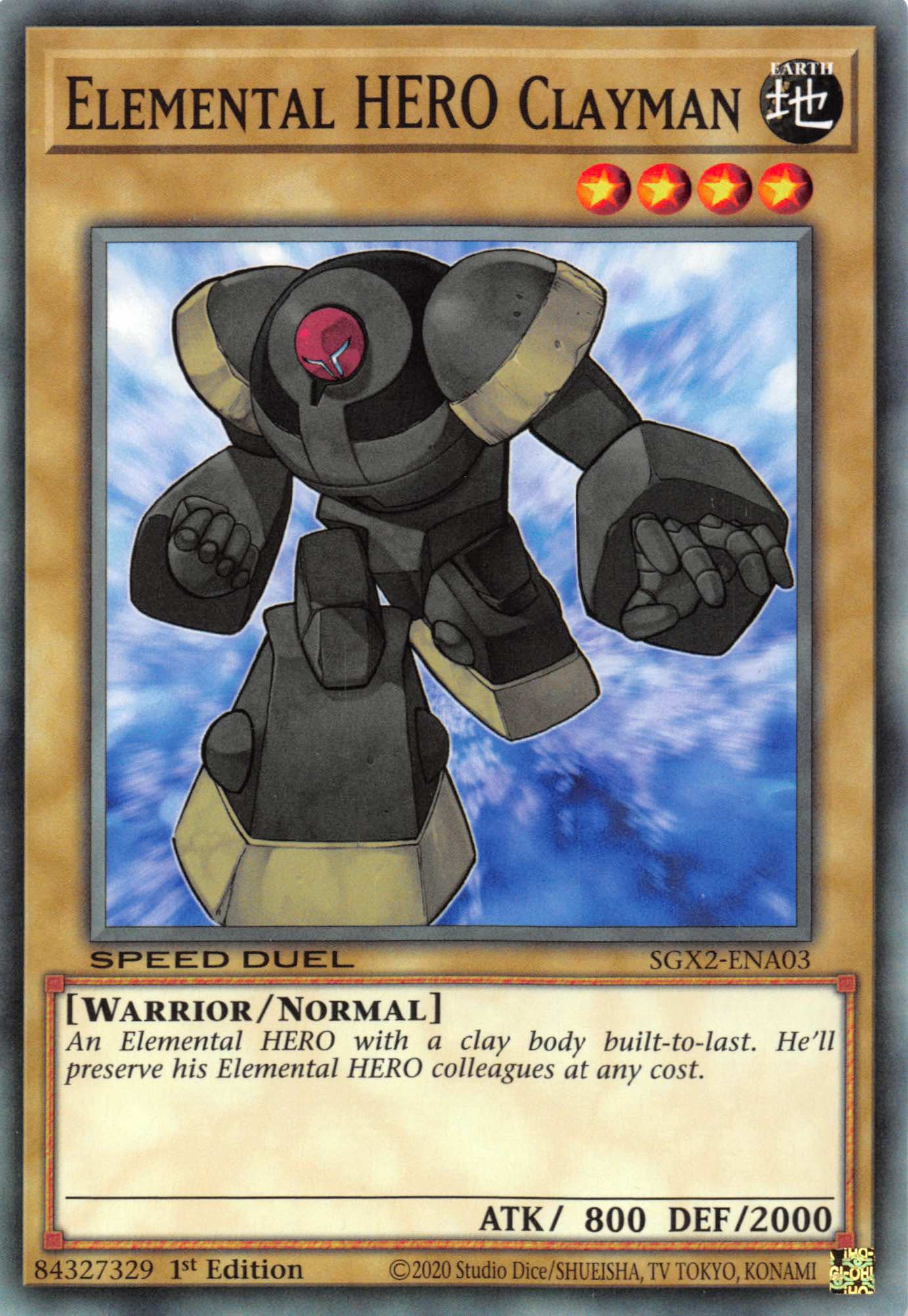 Elemental HERO Clayman [SGX2-ENA03] Common