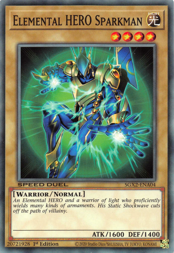 Elemental HERO Sparkman [SGX2-ENA04] Common