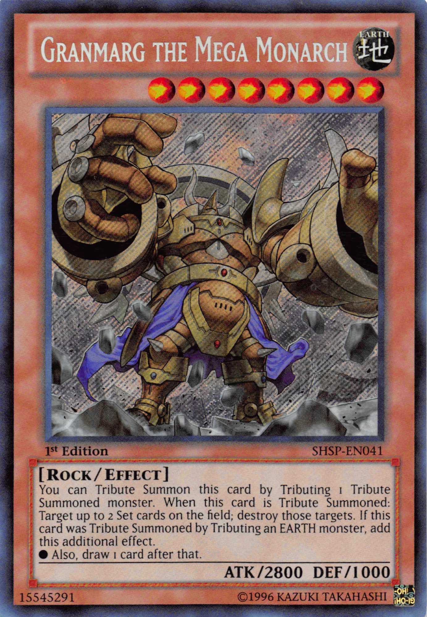 Granmarg the Mega Monarch [SHSP-EN041] Secret Rare