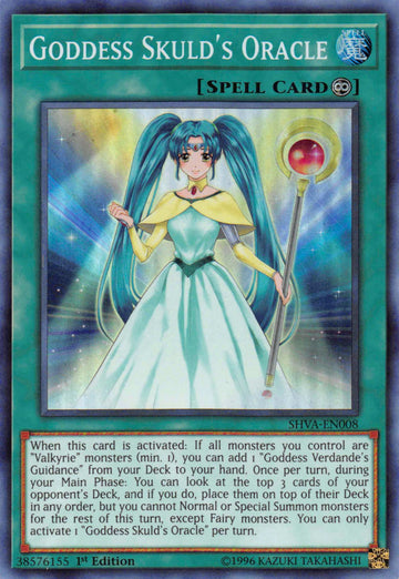 Goddess Skuld's Oracle [SHVA-EN008] Super Rare