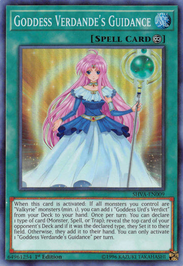 Goddess Verdande's Guidance [SHVA-EN009] Super Rare