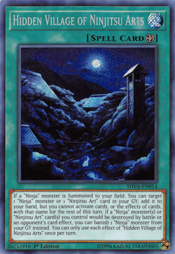 Hidden Village of Ninjitsu Arts [SHVA-EN014] Secret Rare