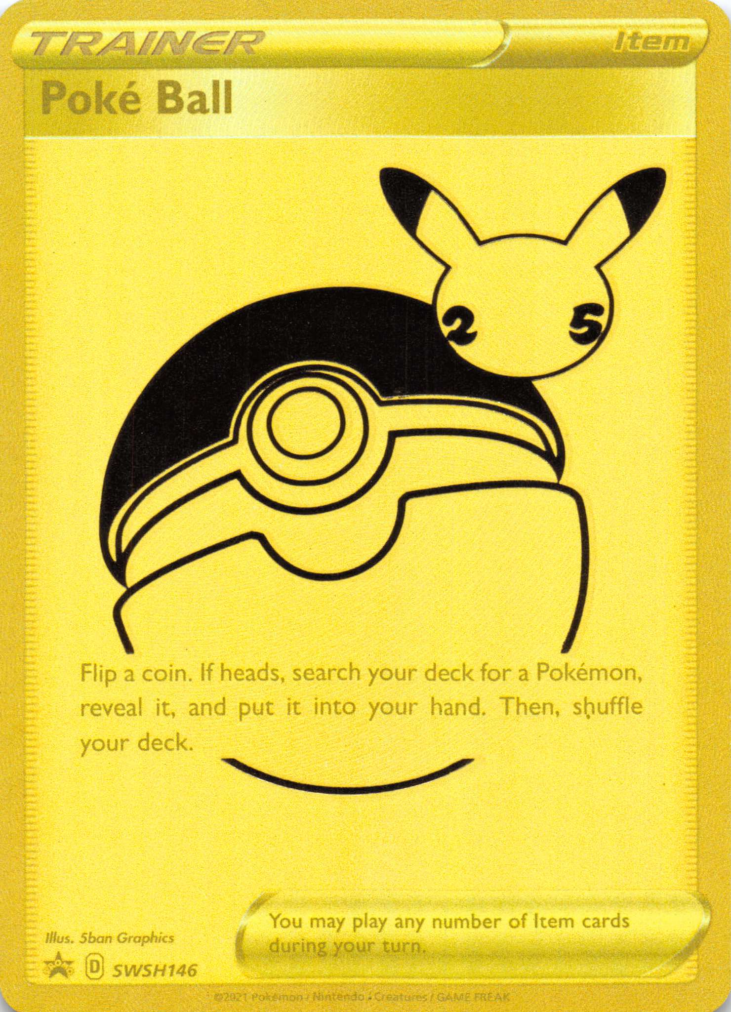 Poke Ball (SWSH146) (Celebrations) [Sword & Shield: Black Star Promos]