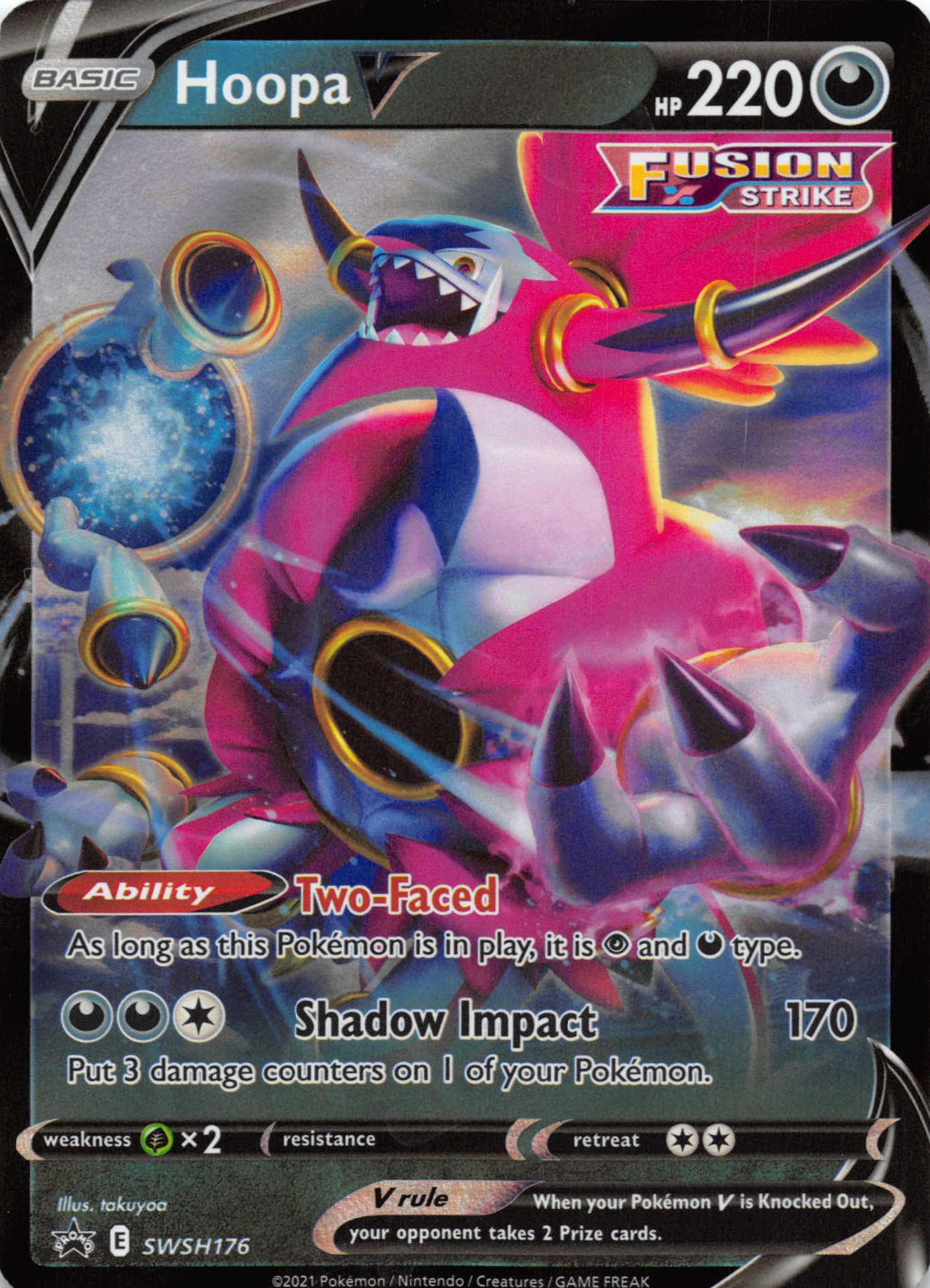 Hoopa V (SWSH176) [Sword & Shield: Black Star Promos]