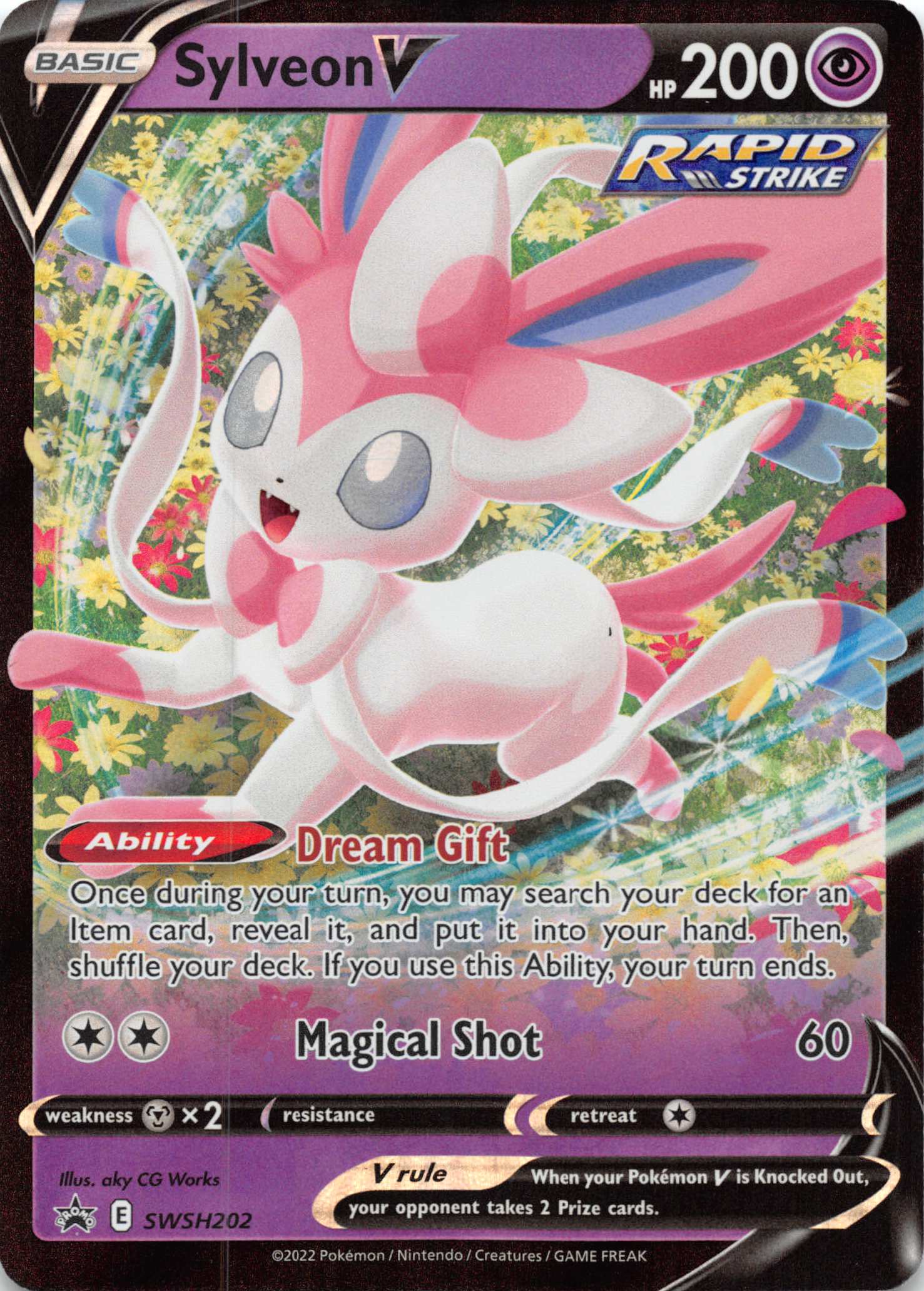 Sylveon V (SWSH202) [Sword & Shield: Black Star Promos]