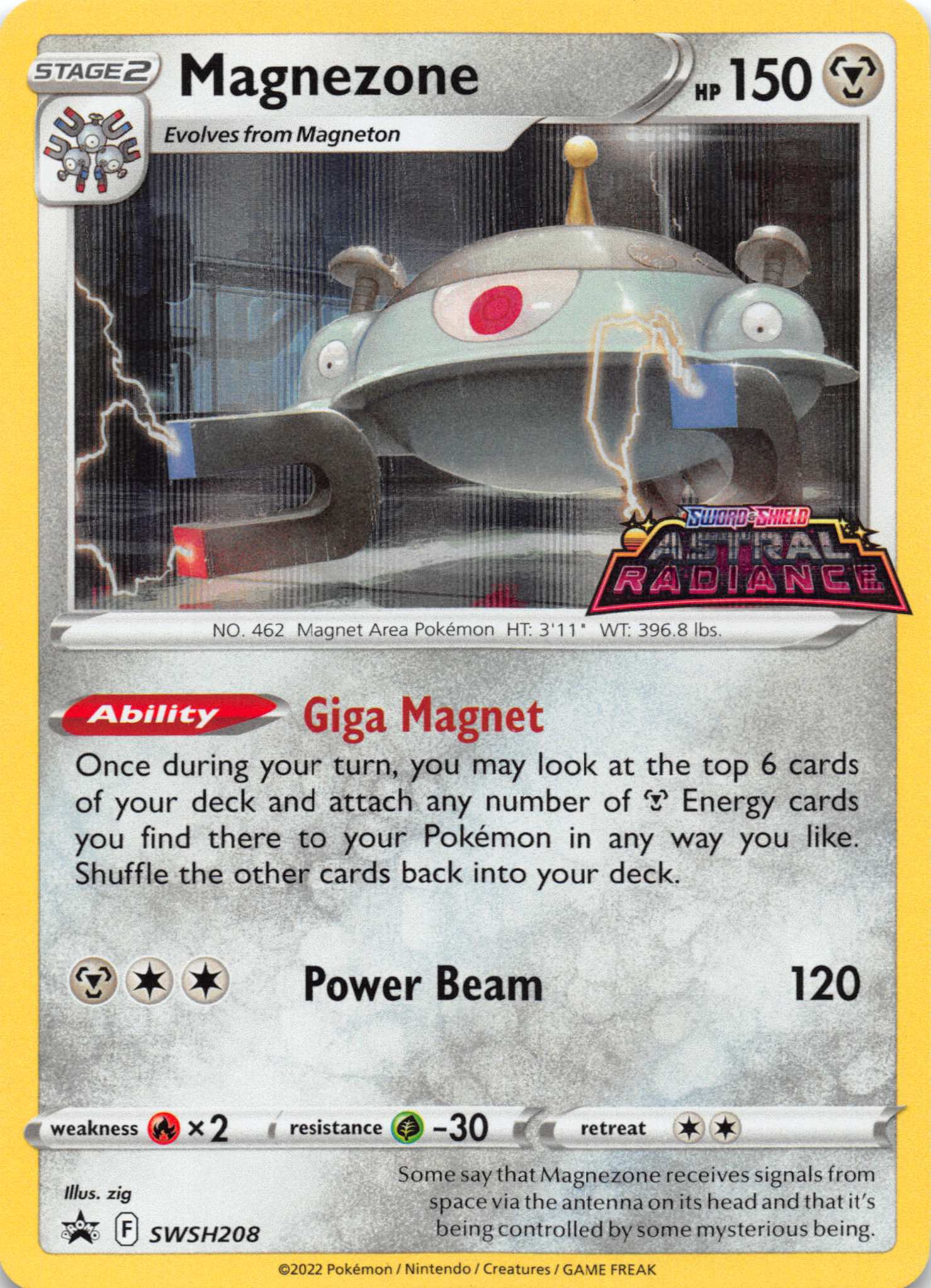 Magnezone (SWSH208) [Sword & Shield: Black Star Promos]