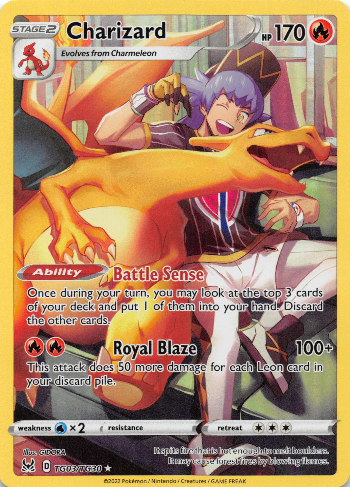 Charizard (TG03/TG30) [Sword & Shield: Lost Origin]