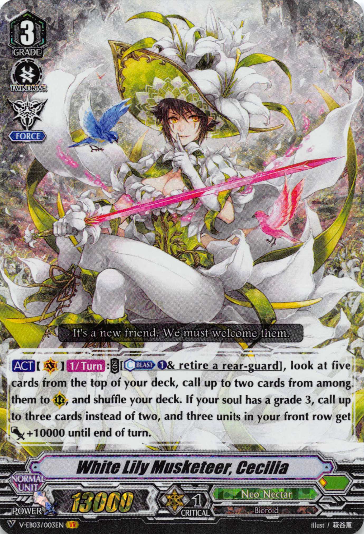 White Lily Musketeer, Cecilia - Duel Kingdom