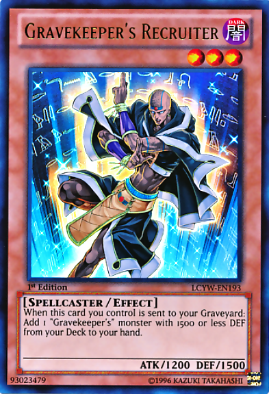 Gravekeeper's Recruiter [LCYW-EN193] Ultra Rare - Duel Kingdom