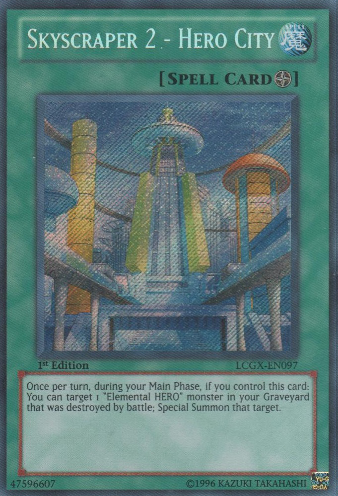 Skyscraper 2 - Hero City [LCGX-EN097] Secret Rare - Duel Kingdom