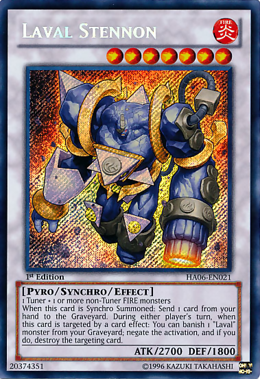 Laval Stennon [HA06-EN021] Secret Rare - Duel Kingdom