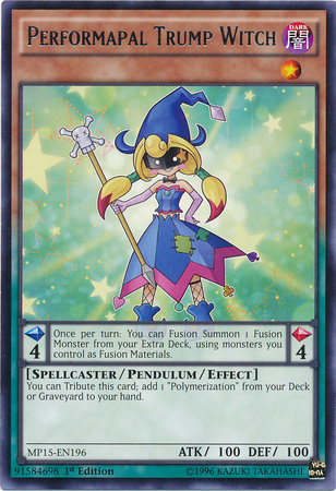 Performapal Trump Witch [MP15-EN196] Rare - Duel Kingdom