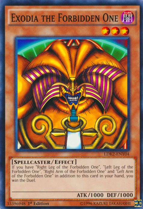 Exodia the Forbidden One [LDK2-ENY04] Common - Duel Kingdom