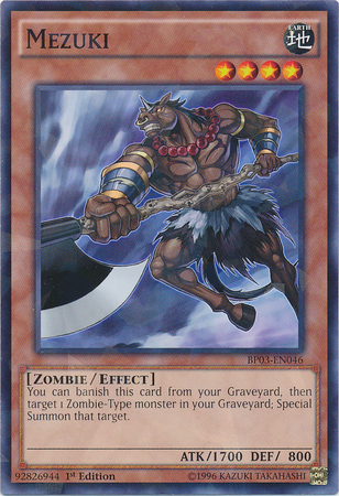 Mezuki [BP03-EN046] Shatterfoil Rare - Duel Kingdom