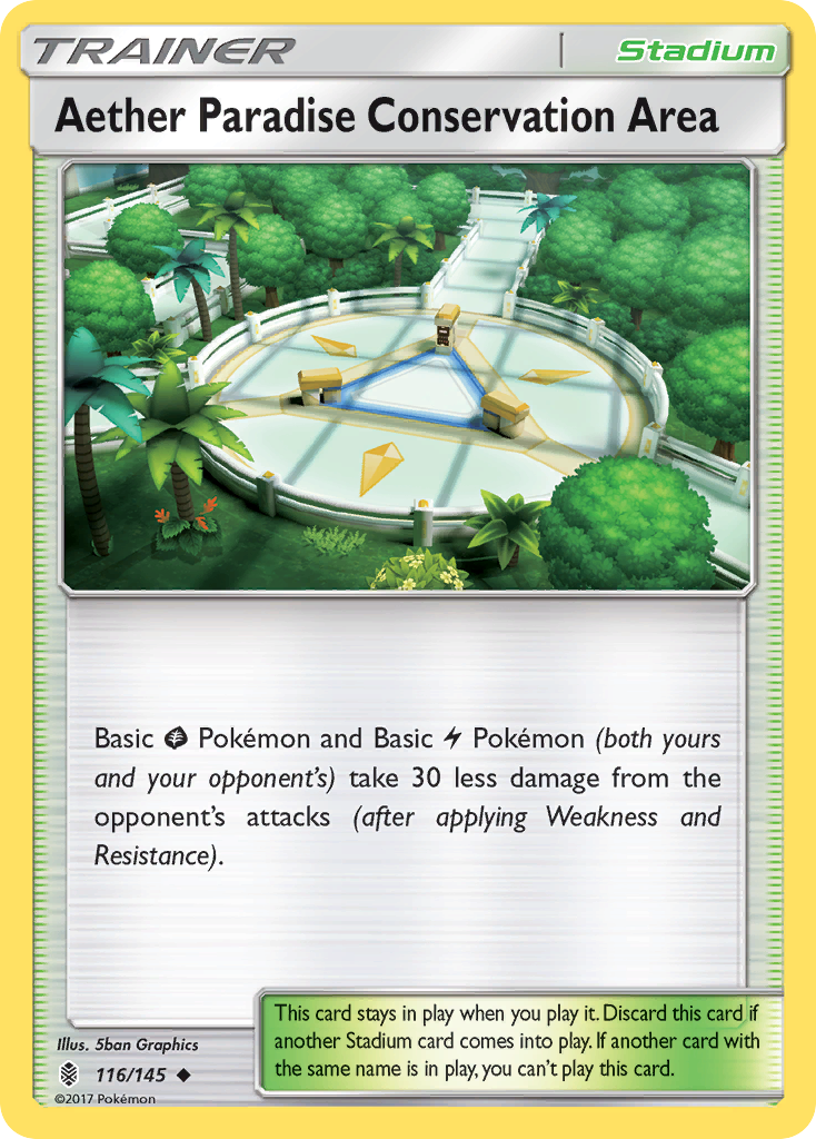 Aether Paradise Conservation Area (116/145) [Sun & Moon: Guardians Rising] - Duel Kingdom