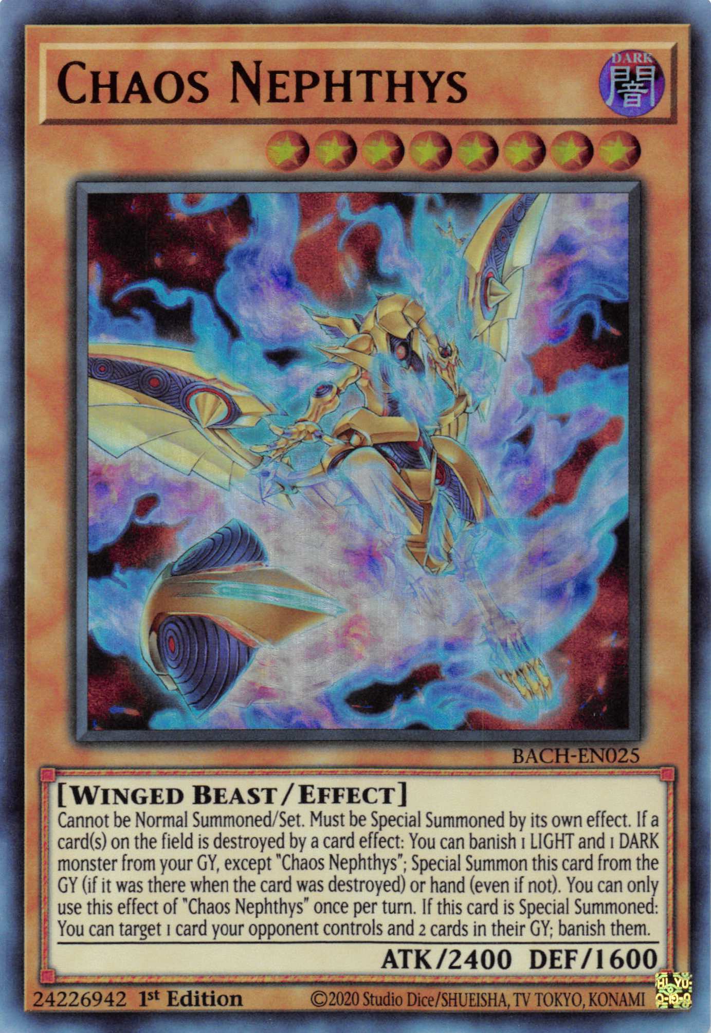 Chaos Nephthys [BACH-EN025] Ultra Rare - Duel Kingdom