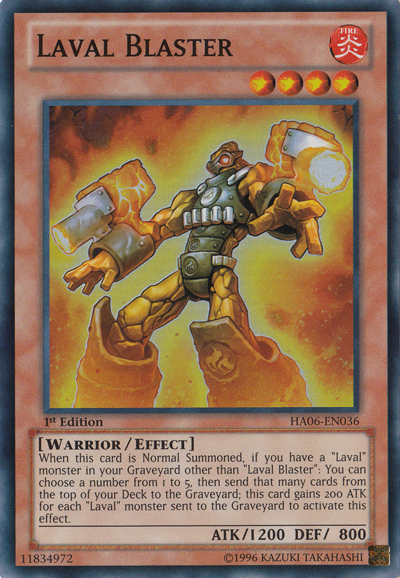 Laval Blaster [HA06-EN036] Super Rare - Duel Kingdom