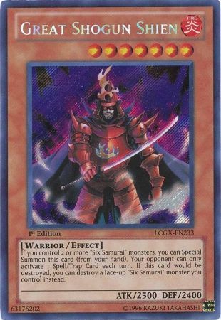 Great Shogun Shien [LCGX-EN233] Secret Rare - Duel Kingdom