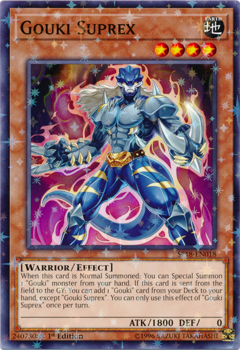 Gouki Suprex [SP18-EN018] Starfoil Rare - Duel Kingdom