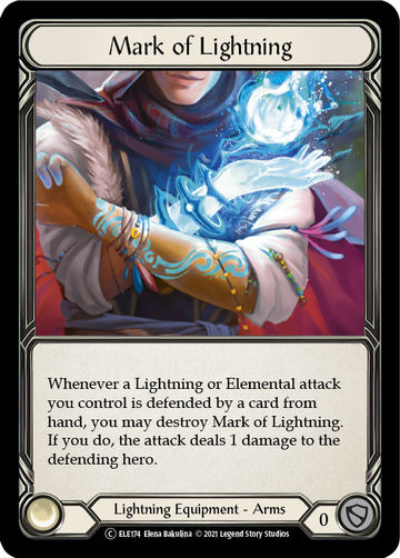 Mark of Lightning [U-ELE174] Unlimited Rainbow Foil - Duel Kingdom