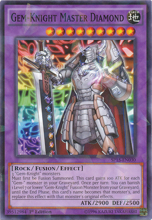 Gem-Knight Master Diamond [SP15-EN030] Shatterfoil Rare - Duel Kingdom