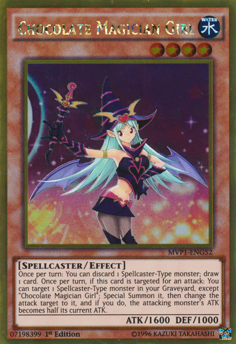 Chocolate Magician Girl [MVP1-ENG52] Gold Rare - Duel Kingdom