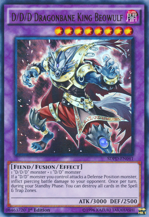 D/D/D Dragonbane King Beowulf [SDPD-EN041] Ultra Rare - Duel Kingdom