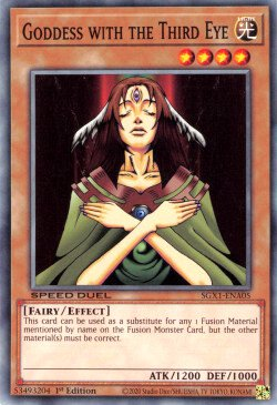Goddess with the Third Eye [SGX1-ENA05] Common - Duel Kingdom