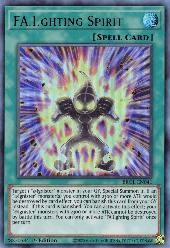 FA.I.ghting Spirit [BROL-EN041] Ultra Rare - Duel Kingdom