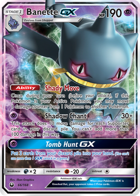 Banette GX (66/168) [Sun & Moon: Celestial Storm] - Duel Kingdom