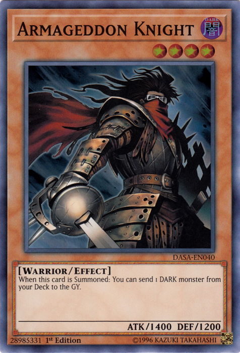Armageddon Knight [DASA-EN040] Super Rare - Duel Kingdom