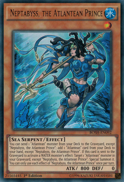 Neptabyss, the Atlantean Prince [BOSH-EN092] Ultra Rare - Duel Kingdom