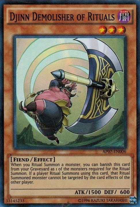 Djinn Demolisher of Rituals [AP07-EN006] Super Rare - Duel Kingdom