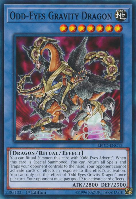 Odd-Eyes Gravity Dragon [LEDD-ENC12] Common - Duel Kingdom