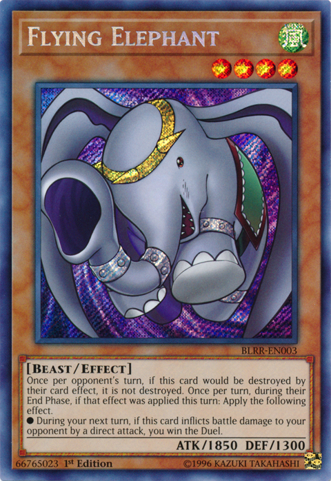 Flying Elephant [BLRR-EN003] Secret Rare - Duel Kingdom