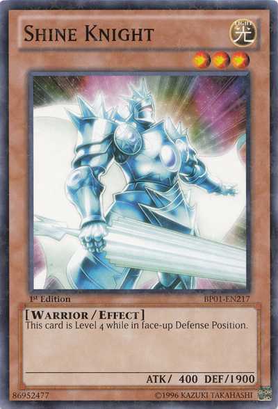 Shine Knight [BP01-EN217] Starfoil Rare - Duel Kingdom