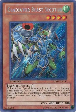 Gladiator Beast Secutor [LCGX-EN240] Secret Rare - Duel Kingdom