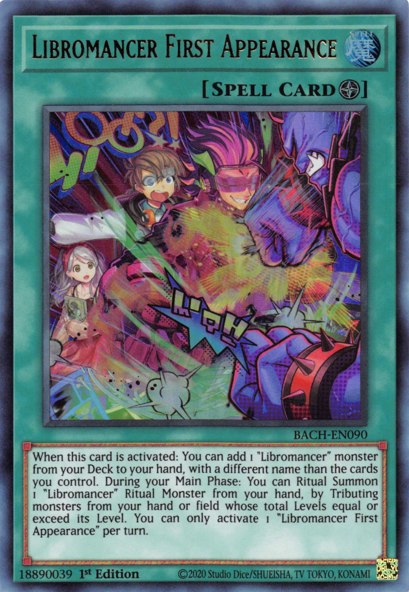 Libromancer First Appearance [BACH-EN090] Ultra Rare - Duel Kingdom