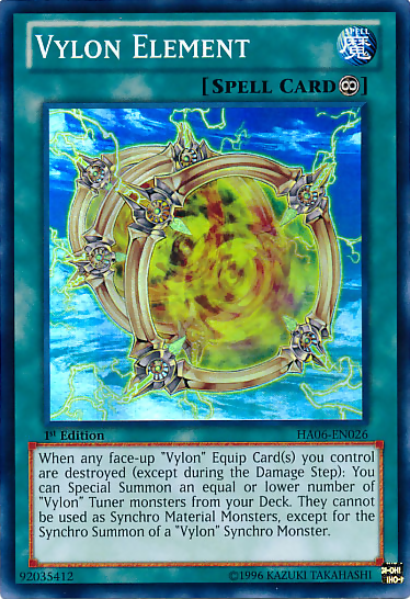 Vylon Element [HA06-EN026] Super Rare - Duel Kingdom